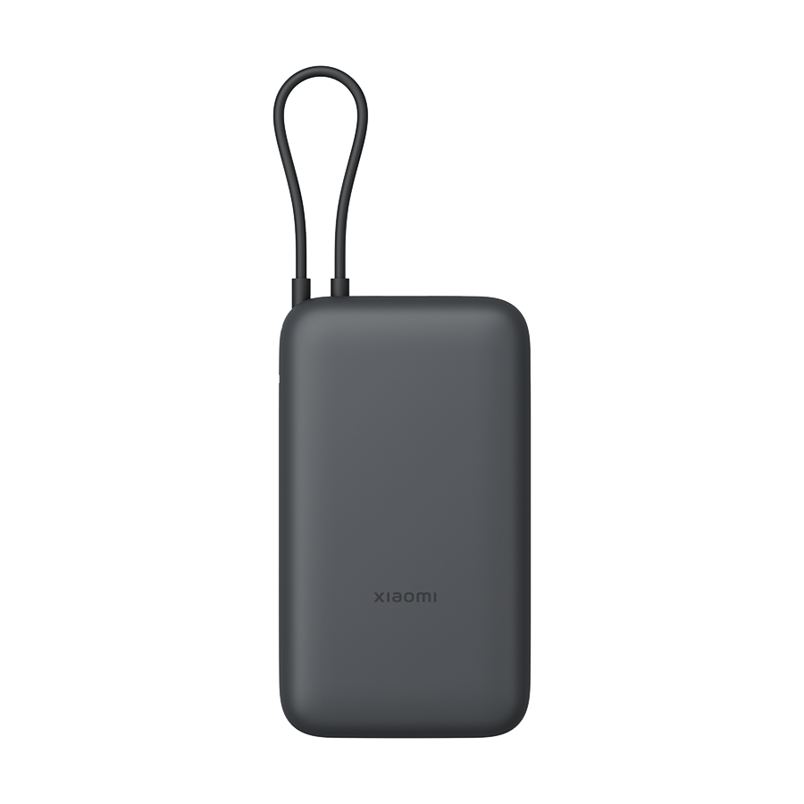 Xiaomi powerbank 20000 mAh 18W integrisani kabl, sivi, BHR9740GL