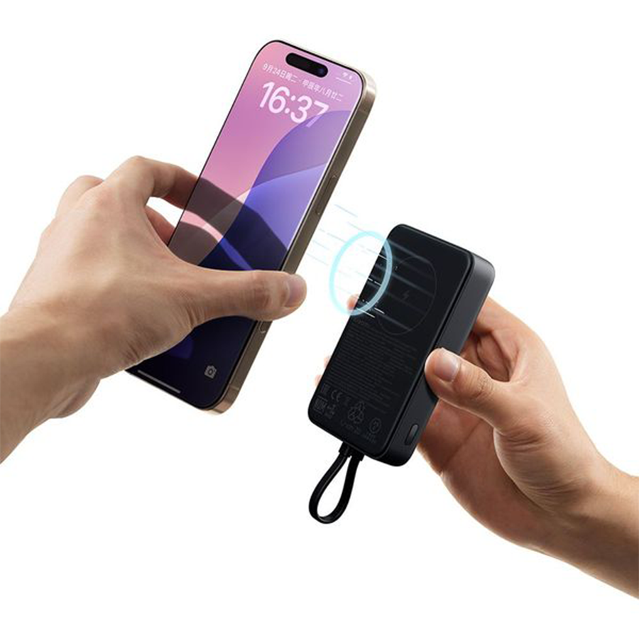 Xiaomi powerbank Magnetic 10000 mAh, sivi, BHR9823GL
