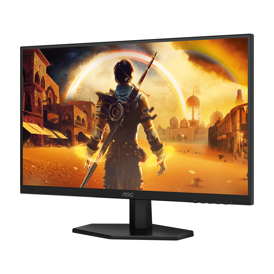 MONITOR AOC Gaming 27G42E 27" Fast IPS, 1920x1080, 180Hz, 1ms (GTG), 300 cd/m2, 1000:1, Adaptive Sync, G-Sync Compatible, HDR10, 1xHDMI, 1xDP, Tilt