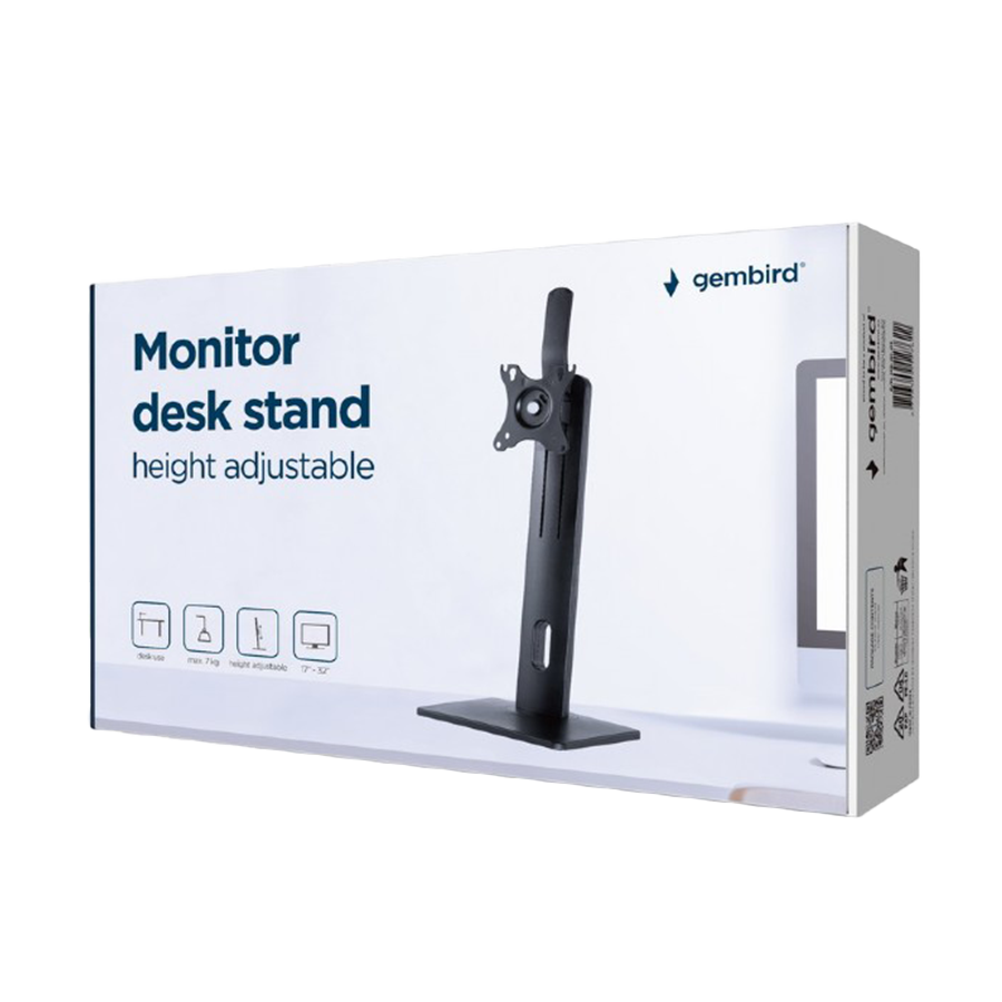POSTOLJE NOSAČ ZA MONITOR GEMBIRD, MS-D1ST-01, Full-motion touchscreen desk stand