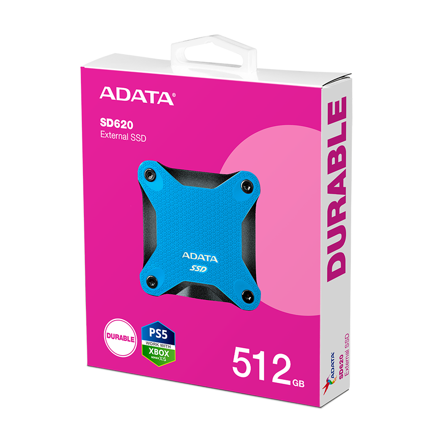 SSD EXT ADATA SD620-512GCBL 512GB SD620 USB-A 3.2 Gen 2 Plavi 550/480 Mbps SD620-512GCBL
