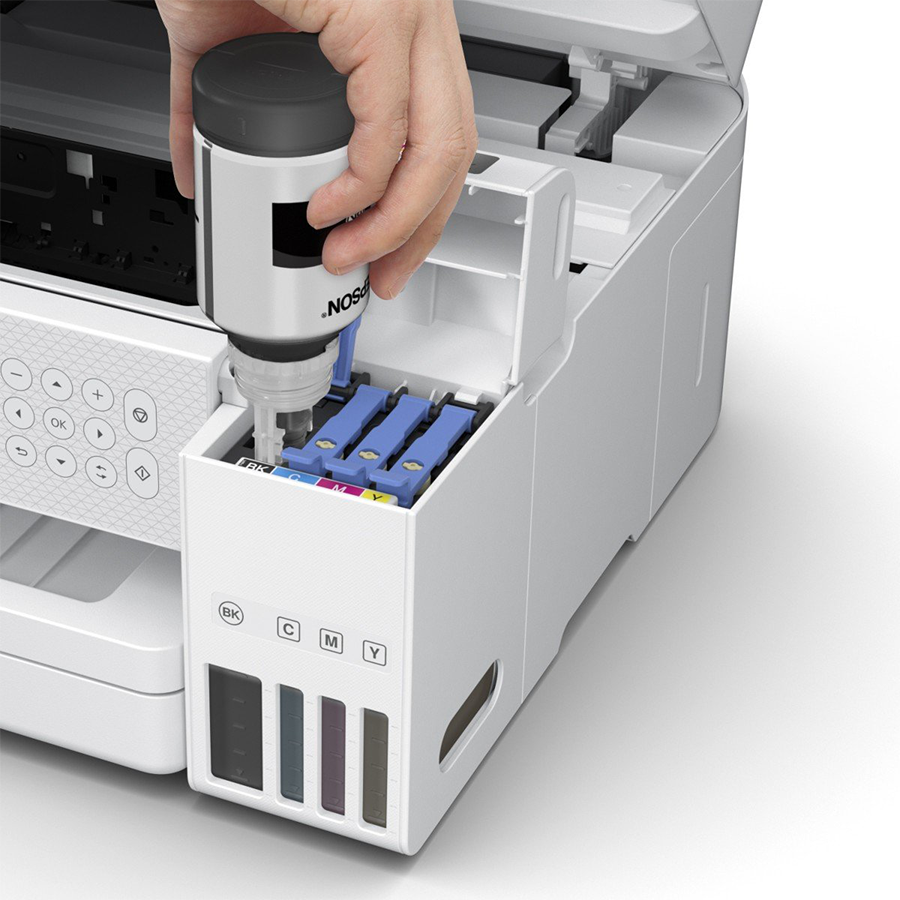 Printer EPSON EcoTank L6276 print/scan/copy/fax Rez.4.800 x 1.200 dpi. 33str/min Monokrom.20str/min Colour. ADF.Duplex.USB, LAN.WiFi. tinte br.101