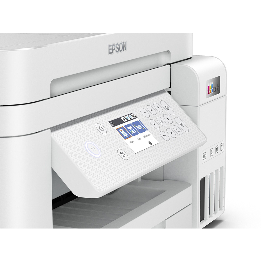 Printer EPSON EcoTank L6276 print/scan/copy/fax Rez.4.800 x 1.200 dpi. 33str/min Monokrom.20str/min Colour. ADF.Duplex.USB, LAN.WiFi. tinte br.101
