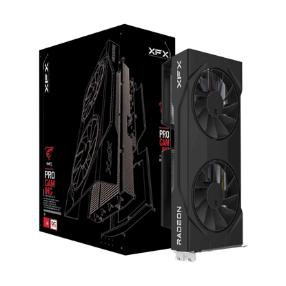 VGA XFX SWIFT AMD Radeon RX 9060 Gaming Edition with 8GB GDDR6 HDMI 2xDP, AMD RDNA 4, black box, SI ONLY, RX-96SWFT8BC