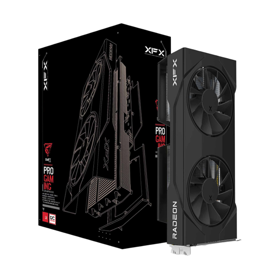Picture of VGA XFX SWIFT AMD Radeon RX 9060 Gaming Edition with 8GB GDDR6 HDMI 2xDP, AMD RDNA 4, black box, SI ONLY, RX-96SWFT8BC