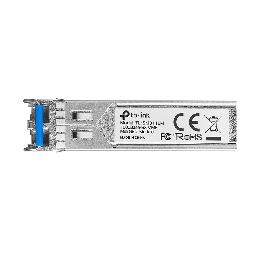 TP-Link SM311LM Omada 1000Base-SX MMF Mini GBIC Module, Multi-mode MiniGBIC module, Supports Digital Diagnostic Monitoring (DDM), Compatible with Smal