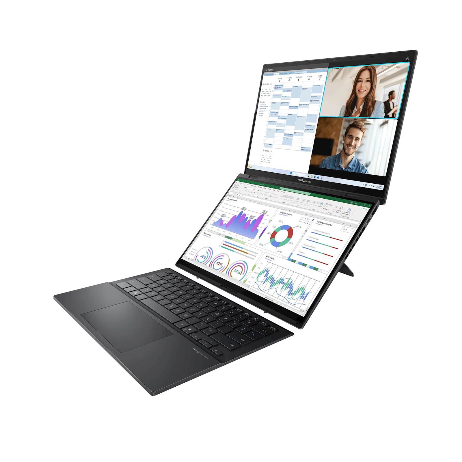 Laptop ASUS Zenbook Duo14 UX8406CA-PZ042X 14"3K OLED TOUCH 120Hz U9-285H 16C/16T 32GB DDR