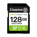 Picture of SD card Kingston 128 GB SDS3/128GB  Class10 Canvas Select Plus SD adapter;100MBs Read,Class 10 UHS-I