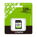 Picture of SD card Kingston 128 GB SDS3/128GB  Class10 Canvas Select Plus SD adapter;100MBs Read,Class 10 UHS-I
