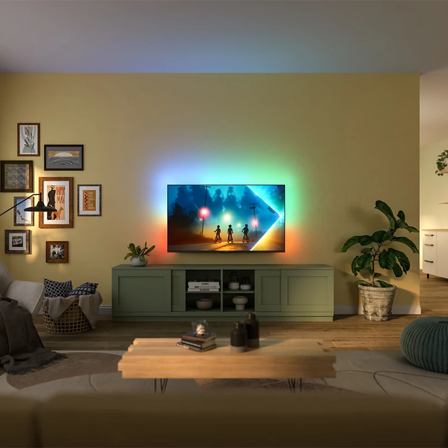 Philips TV 55"PUS8200 4K Titan OS AMBILIGHT TV 3 strane; HDR10+ Dolby Atmos i DTS:X 55PUS8200/12