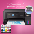 Picture of Printer EPSON EcoTank L3560 print/scan/copy/fax Rez.4.800 x 1.200 dpi. 33str/min Monokrom.20str/min Colour. ADF.Duplex.USB, LAN.WiFi. tinte br.103