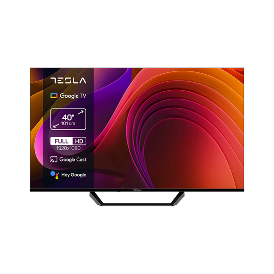 Picture of TESLA TV 40E655BFS FHD Google Powered by Google TV 2x10W Box Speakers