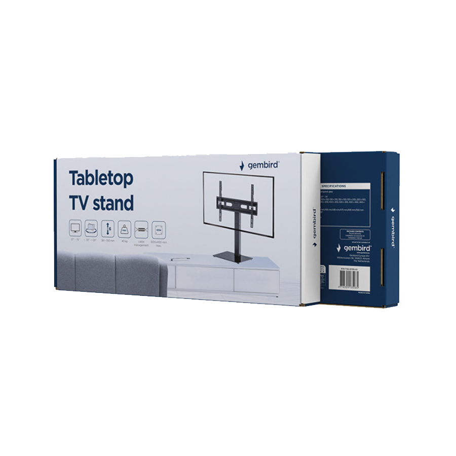 Stalak/Nogara za TV VESA GEMBIRD TVS-D75S-01 black, 37" - 75"