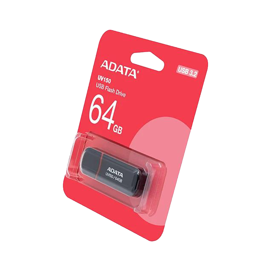USB Memory stick Adata UFD 64GB USB 3.2 AUV150-64G-RBK/Crna