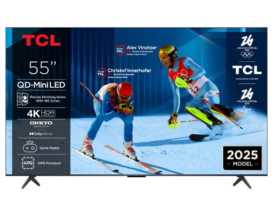 Picture of TCL 55"C61KS 4K QD-Mini LED TV60Hz Google TV; Game Master;Dolby Atmos; Onkyo 2.1; HDR Premium; ( 55C