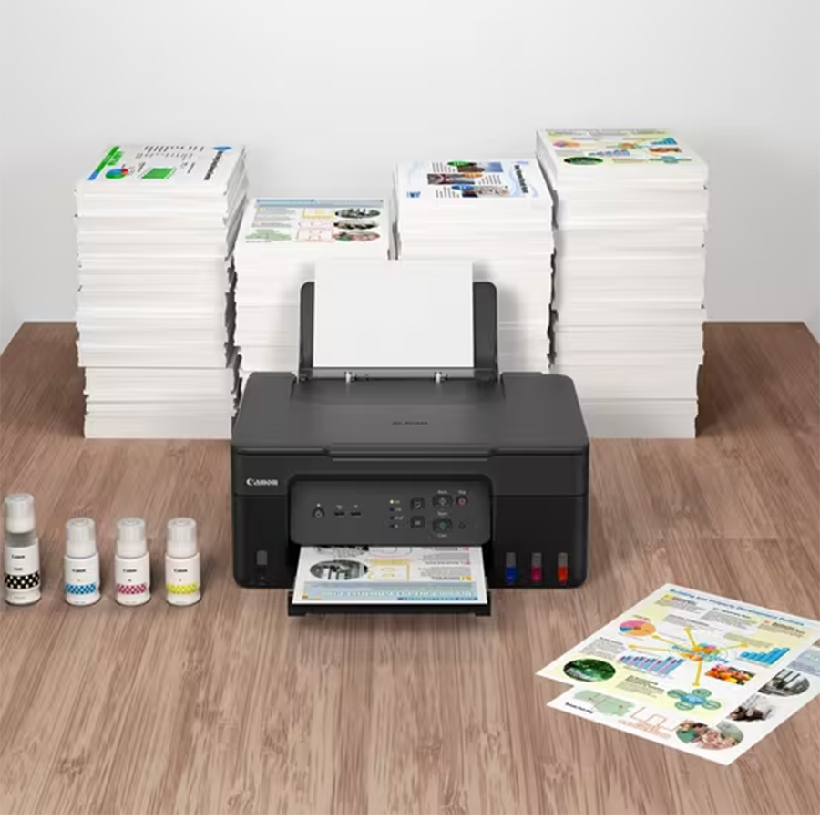 Printer Canon Pixma MFP G3430 Print/scan/copy 11str/min B-W, 6str/min color. USB+WiFi Tinte GI-41