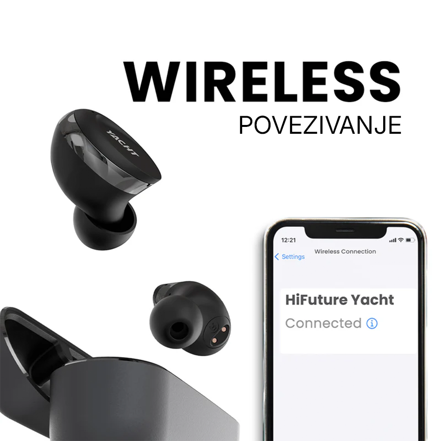 Slušalice HiFuture Yacht TWS earbuds Rose gold
