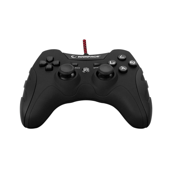 Picture of Game Pad gaming RAMPAGE Pulse Wave PS3/PC X INPUT Siyah USB 1.8m Joypad, 40718