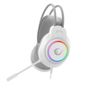 Picture of Slušalice sa mikrofonom gaming RAMPAGE RM-K55 Kipchak White RGB Led 7.1 Gaming Headset with Microphone, 42658