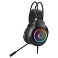 Picture of Slušalice sa mikrofonom gaming RAMPAGE RM-K55 Kipchak Black RGB Led 7.1 Gaming Headset with Microphone, 42659