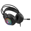Picture of Slušalice sa mikrofonom gaming RAMPAGE RM-K55 Kipchak Black RGB Led 7.1 Gaming Headset with Microphone, 42659