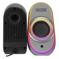 Picture of Zvučnici 2.0 gaming RAMPAGE RMS-X3 2.0 6W Bluetooth Enabled Black Multimedia RGB Lighted Gaming USB Speaker, 39543