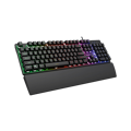 Picture of Tastatura + miš gaming RAMPAGE KM-RX7 FORTUNA V2 Rainbow Backlit USB Black Gaming Combo US Layout English Gaming Keyboard 12800 dpi Mouse, 42577
