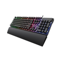 Picture of Tastatura + miš gaming RAMPAGE KM-RX7 FORTUNA V2 Rainbow Backlit USB Black Gaming Combo US Layout English Gaming Keyboard 12800 dpi Mouse, 42577