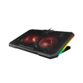 Picture of Postolje za notebook gaming Rampage AD-RC12 GAMEZONE Black 2 Fan 2 USB RGB Illuminated 15"-17" Notebook Cooler Stand, 36323