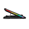Picture of Postolje za notebook gaming Rampage AD-RC12 GAMEZONE Black 2 Fan 2 USB RGB Illuminated 15"-17" Notebook Cooler Stand, 36323