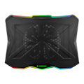 Picture of Postolje za notebook gaming Rampage AD-RC8 SHOWY Black 180mm Fan 15-17" RGB Light Notebook Cooling Stand, 33450