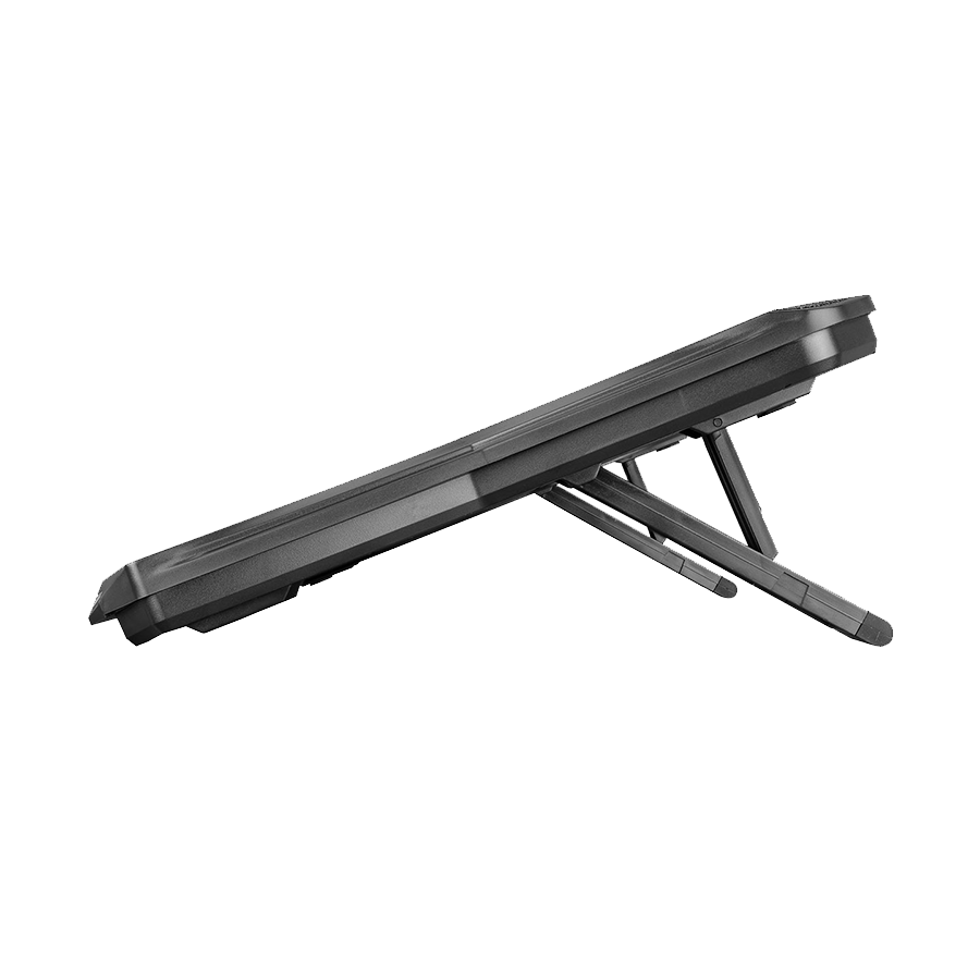 Postolje za notebook gaming Rampage AD-RC8 SHOWY Black 180mm Fan 15-17" RGB Light Notebook Cooling Stand, 33450