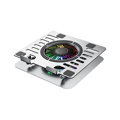 Picture of Postolje za notebook riser stand preklopivi rotirajuci, Addison AD-RC35 Adjustable Metal Laptop Stand with 360 Degree Rotating Fan and RGB Light, 3963