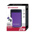 Picture of EXT.HDD 2TB Transcend 3.1 Gen 1 StoreJet 25M3G SJ25M3G Rugged External Hard Drive TS2TSJ25H3P purple