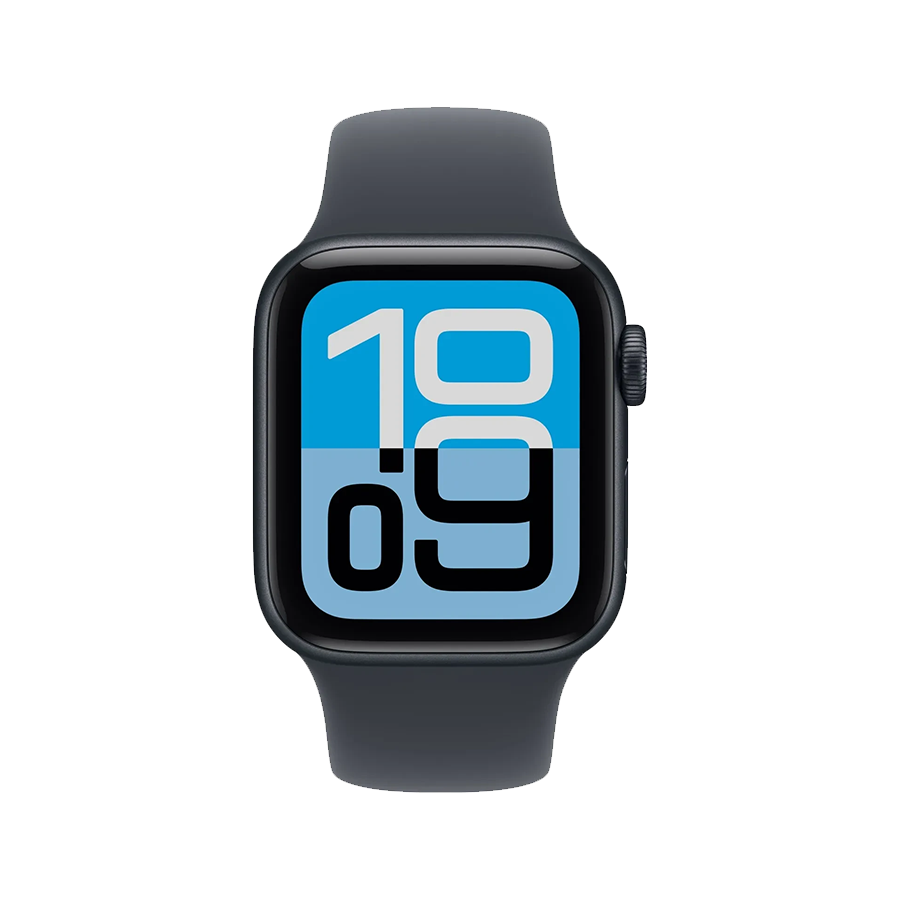 Apple Watch SE 3 40mm Aluminum Case with Midnight Sport Band - S/M - Midnight - MEH94