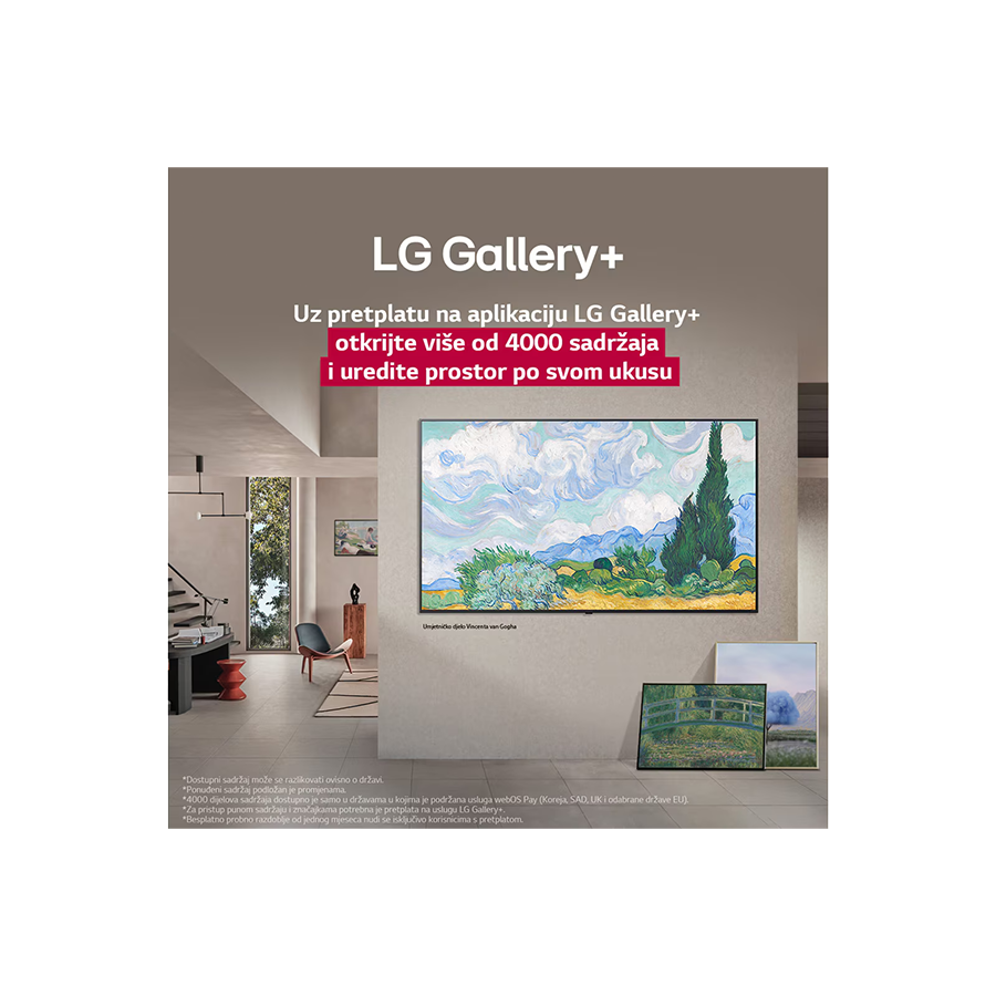 LG TV LED 50UA73003LA 4K Ultra HD, Smart TV, WebOS, HDR10 Pro, ?7 AI procesor 4K Gen8,