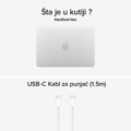 Picture of Apple MacBook NEO 13.6" A18 8GB 256GB SSD Silver DE layout,MHFA4D/A