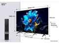 Picture of TCL 85"P7K 4K QLED TV 60HzGoogle TV; HDR multi-format;HVA Panel; Game Master; Dolby Atmos; ( 85P7K )