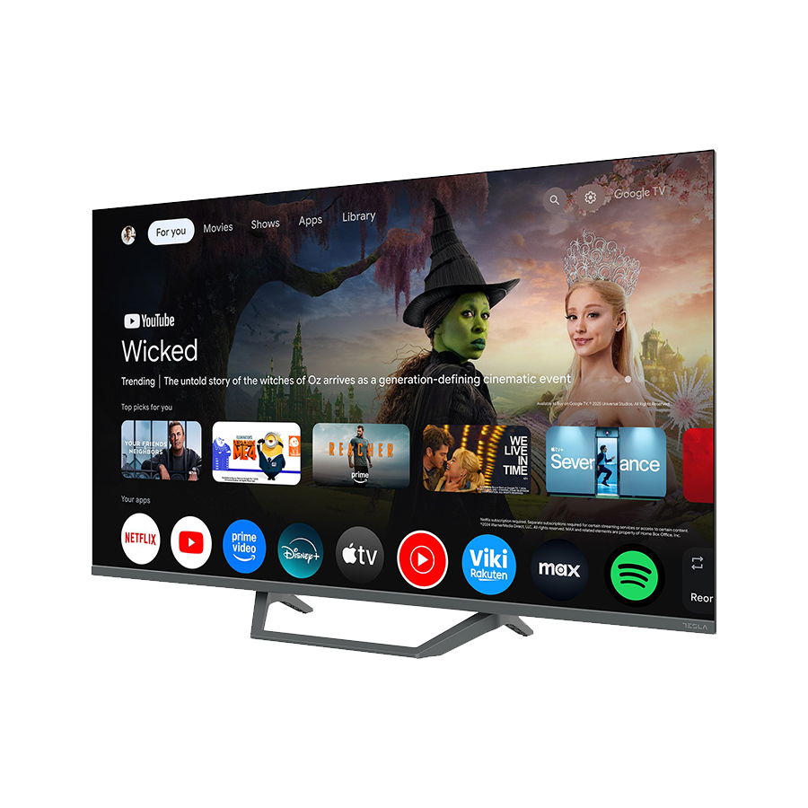 TESLA TV QLED Q43E655GUS UHD QLED powered by Google TV UHD Voice Control