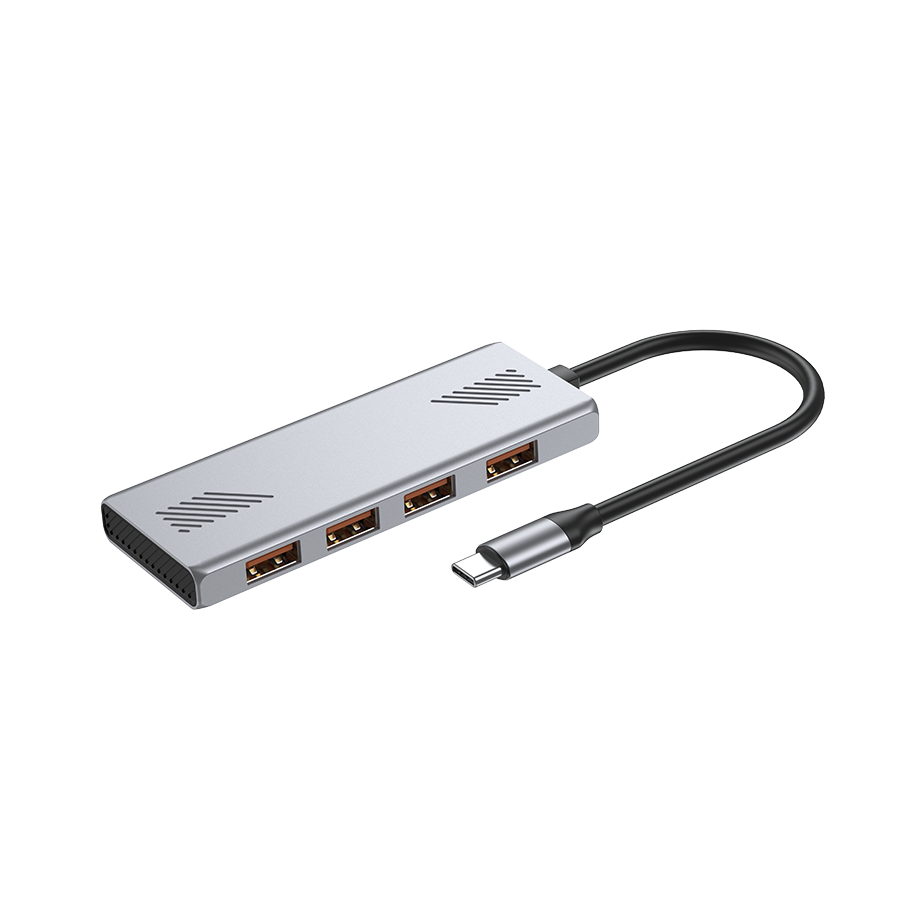 USB HUB GEMBIRD Type-C to 4-port USB 3.2 (Gen 2) UHB-CM-U310-A4-01
