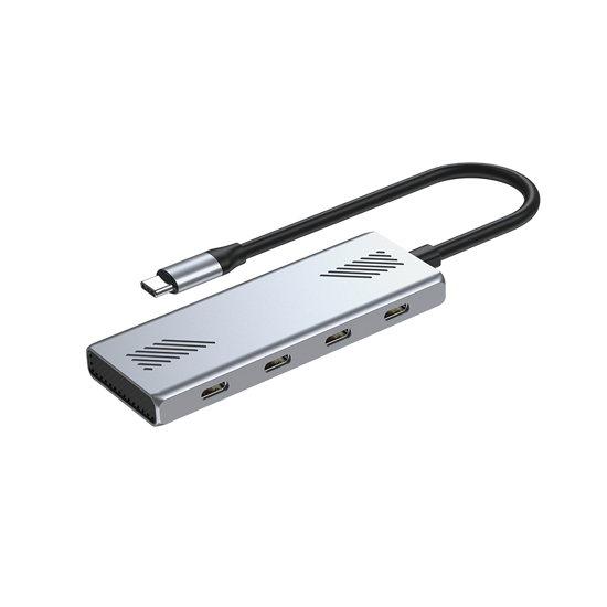 Picture of USB HUB GEMBIRD Type-C to Type-C, 4-port USB-C 3.2 (Gen 2) Type-C hub, UHB-CM-U310-C4-01