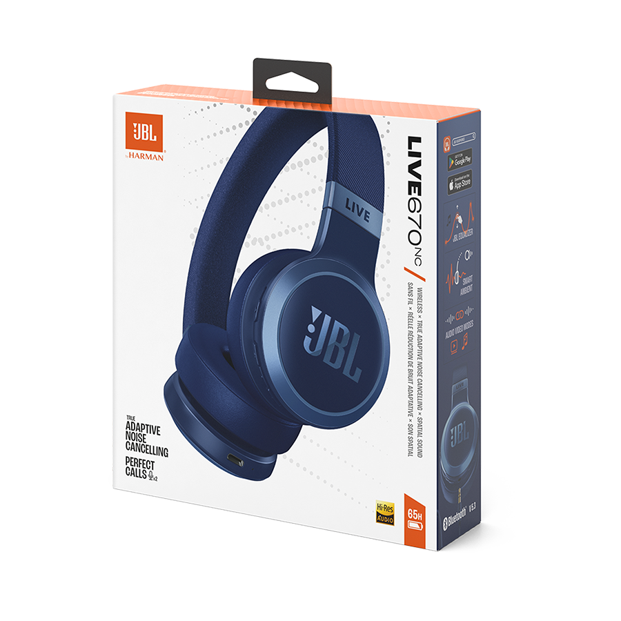 Slušalice bluetooth JBL Live 670 NC plave