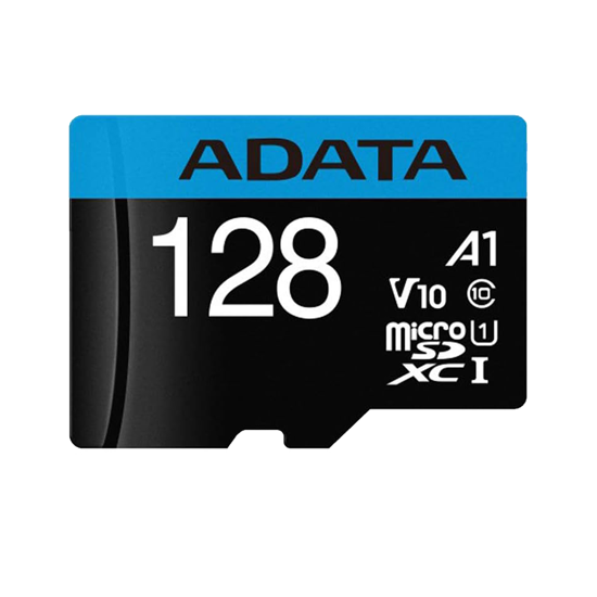 Picture of SD Micro 128GB Premier UHS-I Class 10 / V10 100/25 Mbps AUSDX128GUICL10A1-RA1