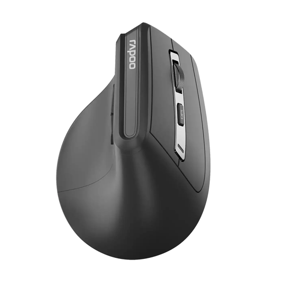 Picture of Miš RAPOO EV310M Dark Grey MM Wireless Ergonomic Mouse, R-13049