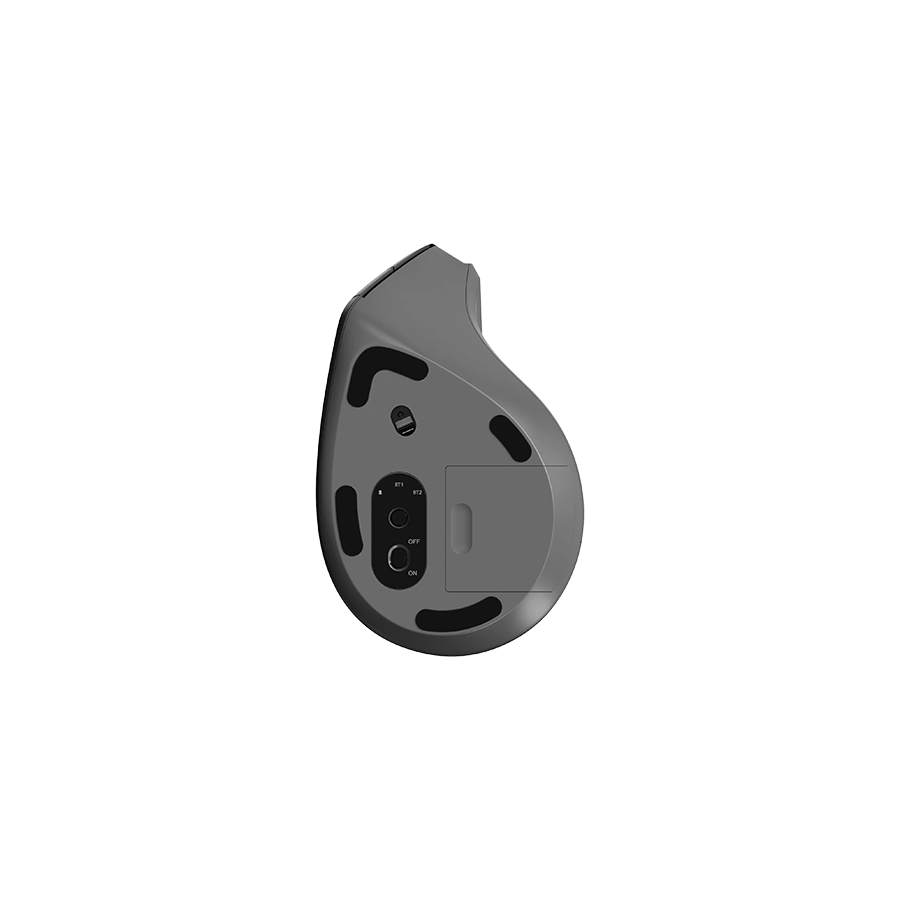 Miš RAPOO EV310M Dark Grey MM Wireless Ergonomic Mouse, R-13049