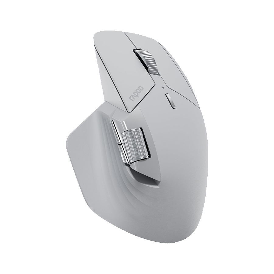 Miš RAPOO MT760L - rechargeable Mouse Wireless, Bluetooth Grey, White, R-12528