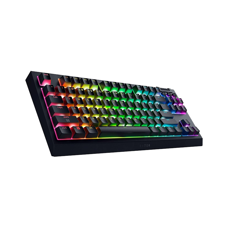 Tastatura Razer BlackWidow V4 Tenkeyless HyperSpeed - Hot-swappable Wireless Mechanical Gaming Orange Tactile Switch - US RZ03-05480100-R3M1