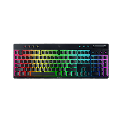 Tastatura Razer BlackWidow V4 Low-profile HyperSpeed - Wireless Low-Profile Mechanical Gaming Green Clicky Switch US FRM RZ03-05270100-R3M1