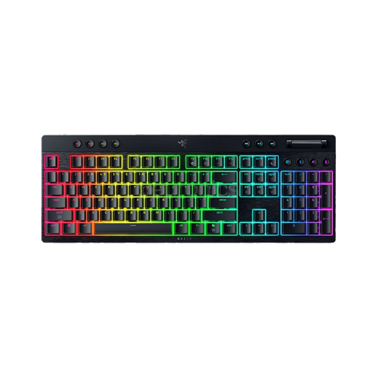 Picture of Tastatura Razer BlackWidow V4 Low-profile HyperSpeed - Wireless Low-Profile Mechanical Gaming Green Clicky Switch US FRM RZ03-05270100-R3M1