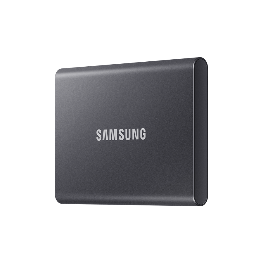 EXT.SSD SAMSUNG Portable T7 2TB USB 3.2 Gen 2 Sequential Read/Write : Up to 1,050MB/sec /Up to 1,000 MB/sec/titan grey/MU-PC2T0T/WW